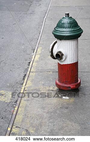 Multi-colored fire hydrant View Large Photo Image Picture - Multi-colored fire hydrant. Fotosearch