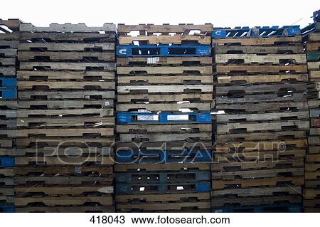 Stacked wooden crates View Large Photo Image Stock Image - Stacked wooden crates. Fotosearch