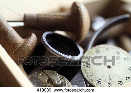 Watch parts and tools View Large Photo Image Stock Photo - Watch parts and tools. Fotosearch