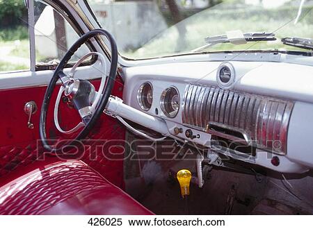 Interior of a vintage car, Havana, Cuba View Large Photo Image Stock Photography - Interior of a vintage car, Havana, Cuba. Fotosearch