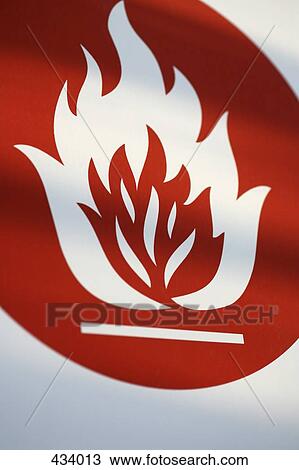 Fire warning sign View Large Photo Image Stock Image - Fire warning sign. Fotosearch