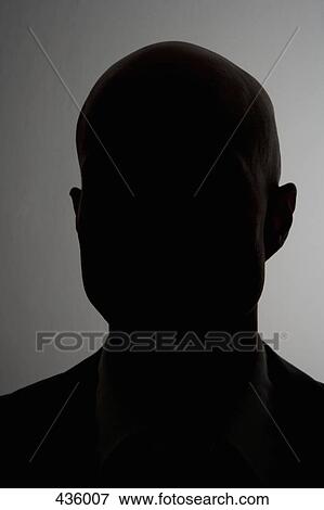 Stock Photo - Silhouette of a man. Fotosearch