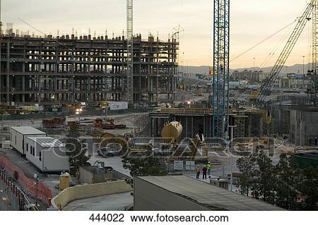Construction site, Las Vegas, Nevada View Large Photo Image Stock Image - Construction site, Las Vegas, Nevada. Fotosearch