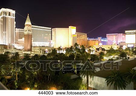Illuminated hotels and casinos at night, Las Vegas, Nevada View Large Photo Image Stock Image - Illuminated hotels and casinos at night, Las Vegas, Nevada. Fotosearch