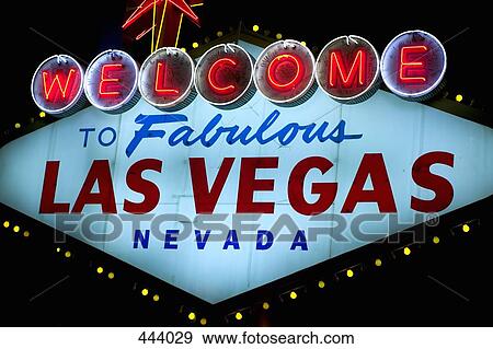 Stock Photo - Welcome to Fabulous Las Vegas sign. Fotosearch