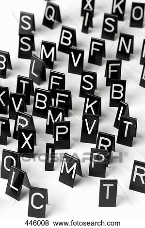 Plastic labels with the alphabet View Large Photo Image Stock Photo - Plastic labels with the alphabet. Fotosearch