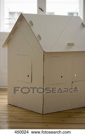 A cardboard house View Large Photo Image Picture - A cardboard house. Fotosearch