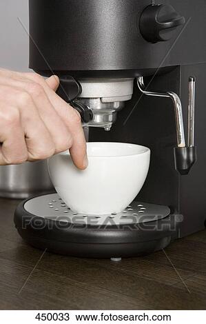 Stock Image - A coffee machine. Fotosearch