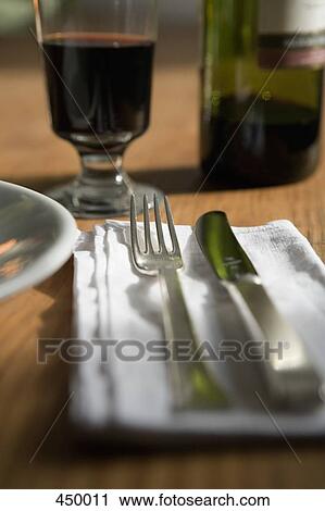 A dining place setting View Large Photo Image Stock Image - A dining place setting. Fotosearch