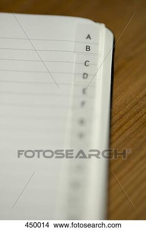 An address book View Large Photo Image Picture - An address book. Fotosearch