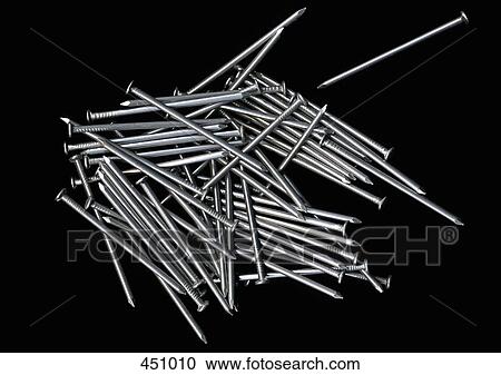 Pile of nails View Large Photo Image Stock Image - Pile of nails. Fotosearch