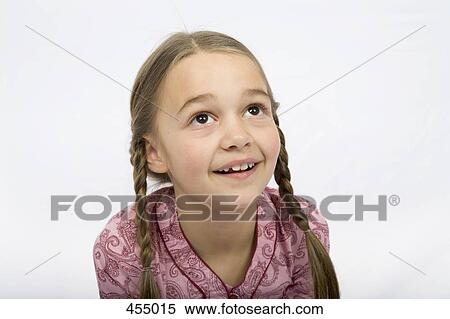 Stock Photography - Portrait of young girl. Fotosearch