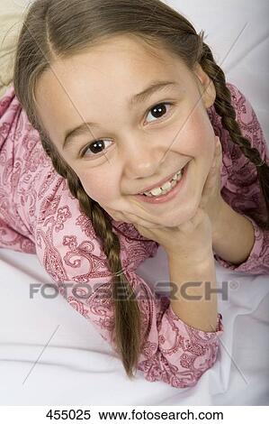 Portrait of young girl View Large Photo Image Stock Photography - Portrait of young girl. Fotosearch