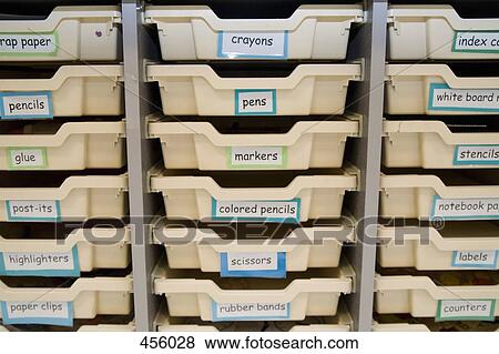 A plastic chest of drawers in a classroom View Large Photo Image Stock Photo - A plastic chest of drawers in a classroom. Fotosearch