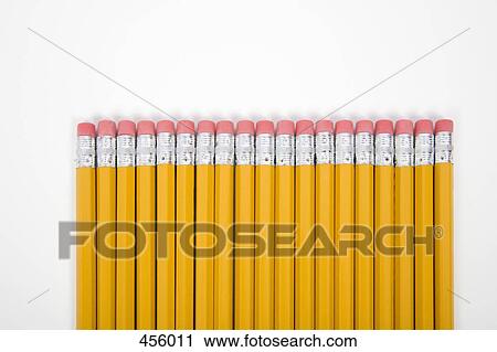A row of pencils View Large Photo Image Stock Image - A row of pencils. Fotosearch