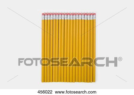 A row of pencils View Large Photo Image Stock Image - A row of pencils. Fotosearch