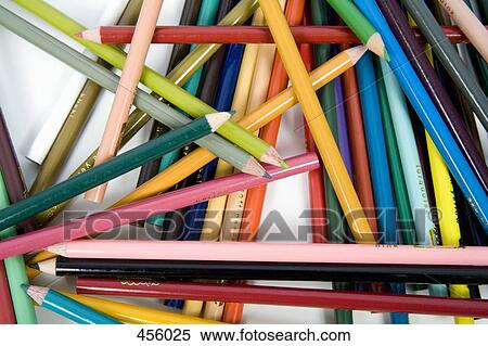Heap of colored pencils View Large Photo Image Stock Photography - Heap of colored pencils. Fotosearch