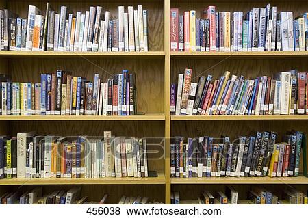Stock Photo - School Library. Fotosearch