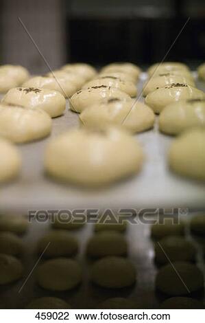 Trays of uncooked pastries View Large Photo Image Stock Image - Trays of uncooked pastries. Fotosearch