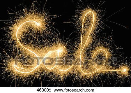 Sale' drawn with a sparkler View Large Photo Image Stock Photography - Sale' drawn with a sparkler. Fotosearch