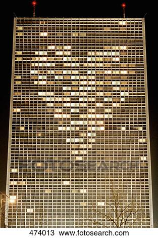 Illuminated high rise building with lights arranged in a heart shape View Large Photo Image Stock Image - Illuminated high rise building with lights arranged in a heart shape. Fotosearch
