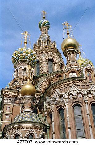 Church of the Savior on Spilled Blood, St. Petersburg, Russia View Large Photo Image Stock Photo - Church of the Savior on Spilled Blood, St. Petersburg, Russia. Fotosearch