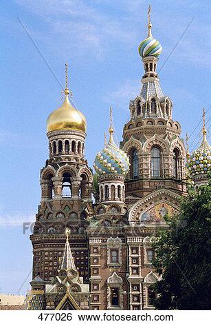 Church of the Savior on Spilled Blood, St. Petersburg, Russia View Large Photo Image Stock Photograph - Church of the Savior on Spilled Blood, St. Petersburg, Russia. Fotosearch
