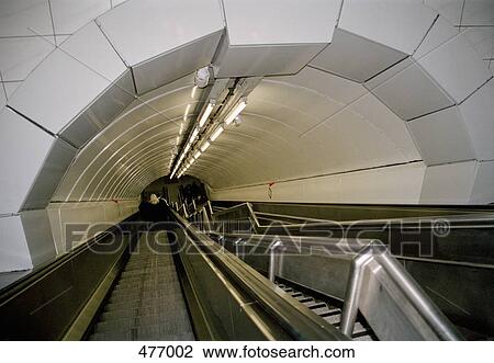 Escalator at a subway station View Large Photo Image Stock Image - Escalator at a subway station. Fotosearch
