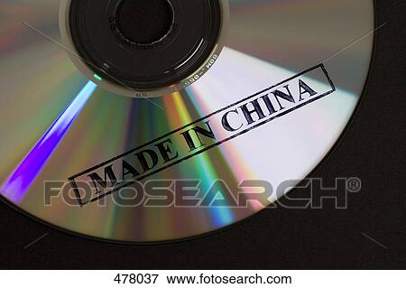 A CD stamped 'Made in China' View Large Photo Image Stock Photo - A CD stamped 'Made in China'. Fotosearch
