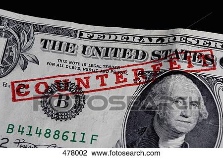 'Counterfeit' US dollar bill View Large Photo Image Stock Image - 'Counterfeit' US dollar bill. Fotosearch