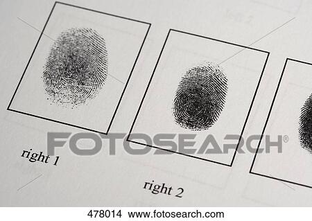 Detail of a fingerprint document View Large Photo Image Picture - Detail of a fingerprint document. Fotosearch