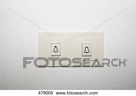 A light switch and a door bell View Large Photo Image Stock Photography - A light switch and a door bell. Fotosearch