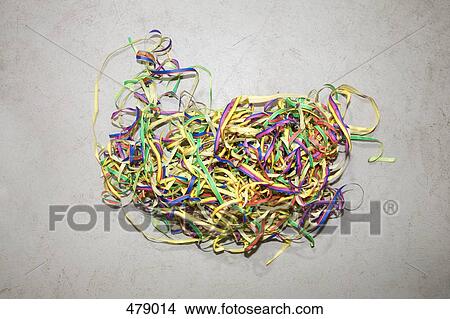 Picture - A pile of streamers. Fotosearch