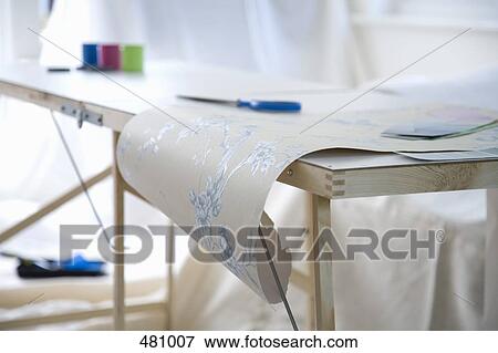 Stock Photo - Decorating equipment on a table. Fotosearch