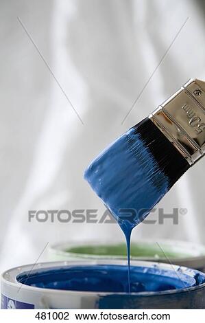 Paint dripping from a paint brush View Large Photo Image Stock Image - Paint dripping from a paint brush. Fotosearch