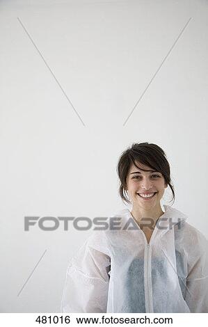 Teenage girl wearing an overall View Large Photo Image Stock Photograph - Teenage girl wearing an overall. Fotosearch