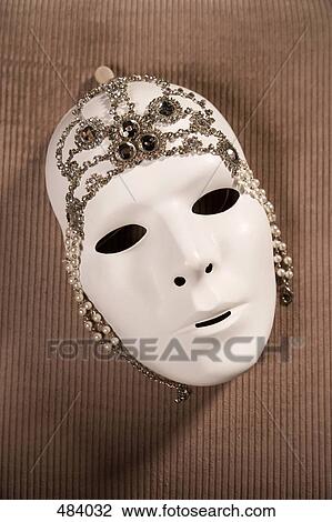 A jeweled theater mask View Large Photo Image Stock Image - A jeweled theater mask. Fotosearch