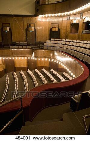 An illuminated art deco theater View Large Photo Image Stock Image - An illuminated art deco theater. Fotosearch