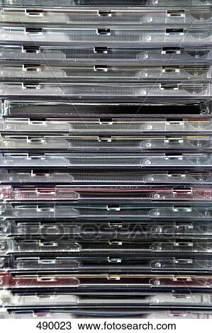 A stack of CD's View Large Photo Image Stock Image - A stack of CD's. Fotosearch