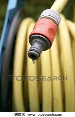Water dripping from a garden hose View Large Photo Image Stock Image - Water dripping from a garden hose. Fotosearch