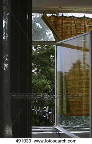 An open window looking out over a backyard View Large Photo Image Stock Image - An open window looking out over a backyard. Fotosearch