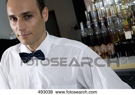 A bar tender View Large Photo Image Stock Photo - A bar tender. Fotosearch