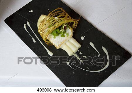 A gourmet meal in a restaurant View Large Photo Image Stock Photo - A gourmet meal in a restaurant. Fotosearch