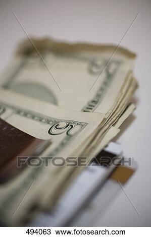 American dollar bills and credit cards in a clip View Large Photo Image Stock Image - American dollar bills and credit cards in a clip. Fotosearch