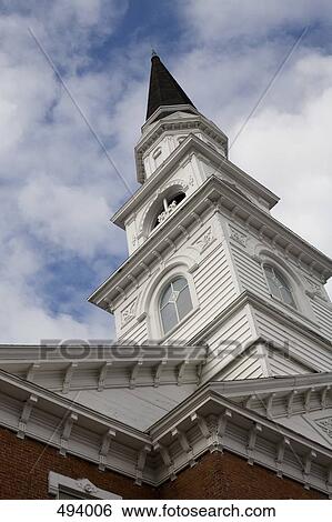 Stock Photograph - Tower of a town hall. Fotosearch