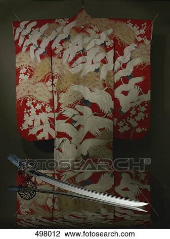 A kimono and a samurai sword View Large Photo Image Stock Image - A kimono and a samurai sword. Fotosearch
