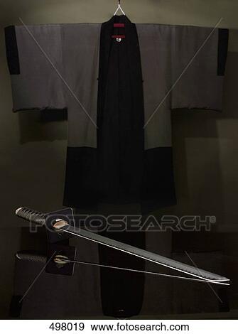 A kimono and a samurai sword View Large Photo Image Stock Photo - A kimono and a samurai sword. Fotosearch
