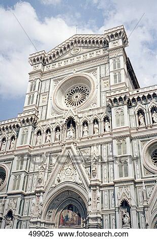 Stock Photography - Facade of the Duomo, Florence, Italy. Fotosearch