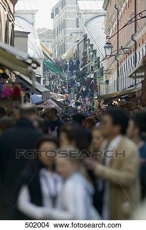 A crowded street in Venice View Large Photo Image Picture - A crowded street in Venice. Fotosearch