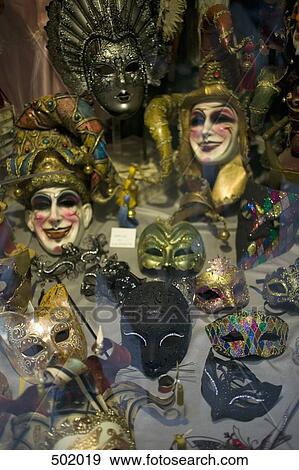 Carnival masks in Venice View Large Photo Image Stock Photo - Carnival masks in Venice. Fotosearch